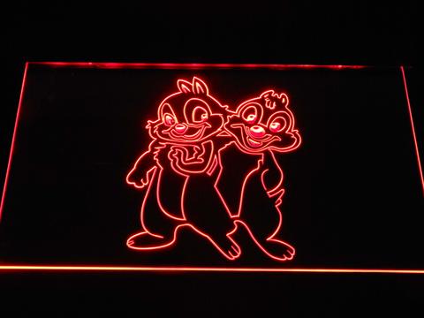 Chip 'n' Dale LED Neon Sign